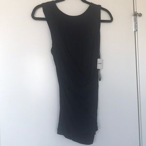 Free People Black tank with rushing